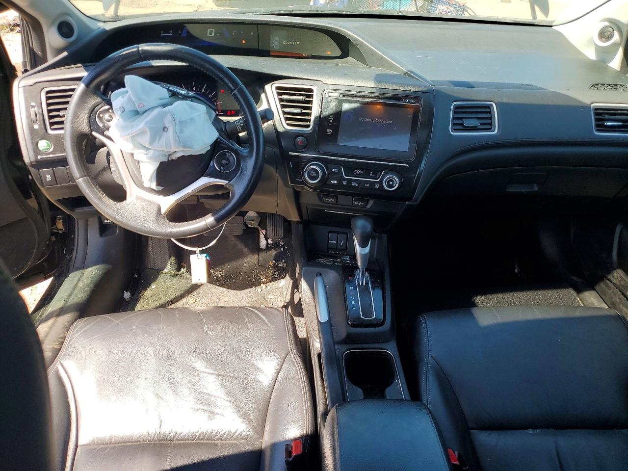 2015 Honda Civic Exl Черный vin: 19XFB2F95FE031525