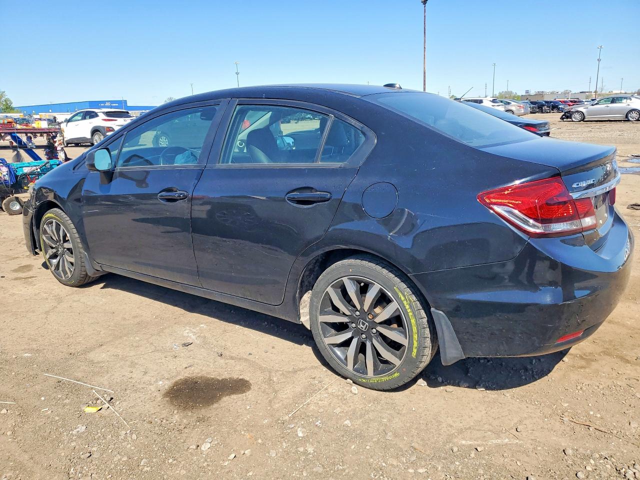 2015 Honda Civic Exl Черный vin: 19XFB2F95FE031525