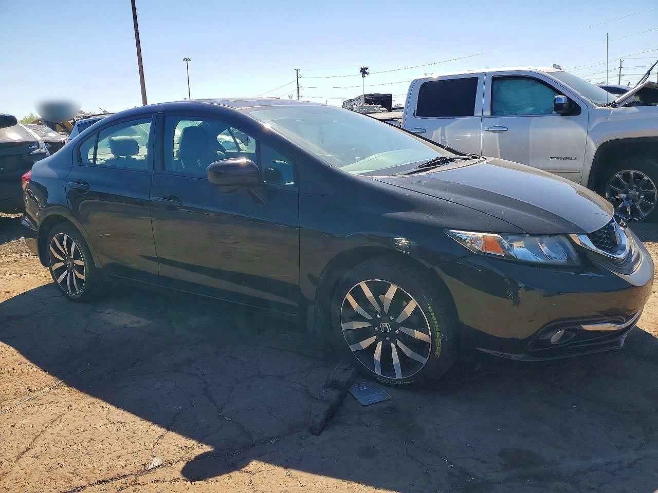 2015 Honda Civic Exl Черный vin: 19XFB2F95FE031525