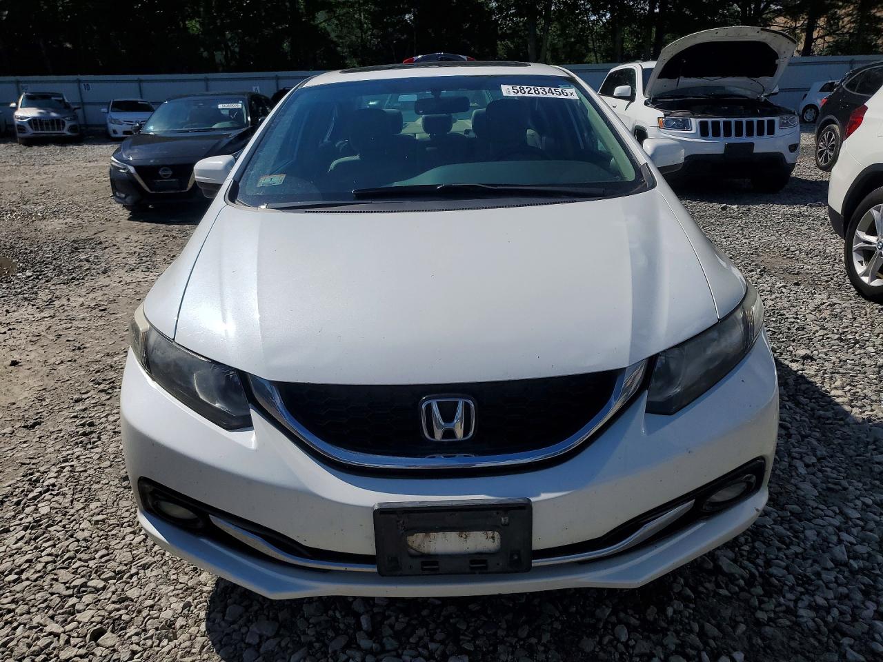 2015 Honda Civic Exl Белый vin: 19XFB2F95FE049622