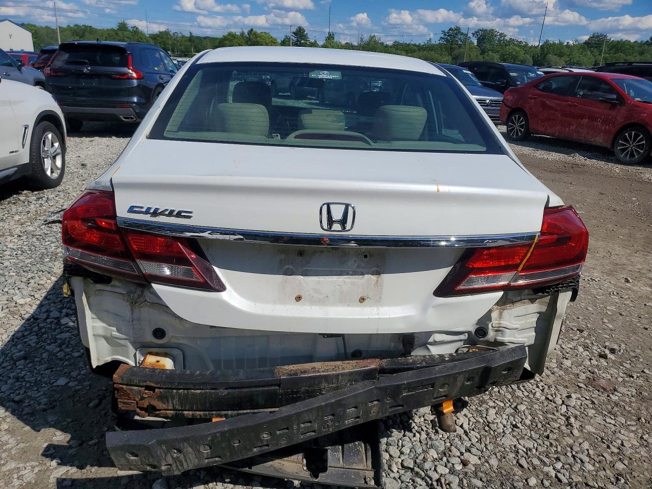 2015 Honda Civic Exl Белый vin: 19XFB2F95FE049622
