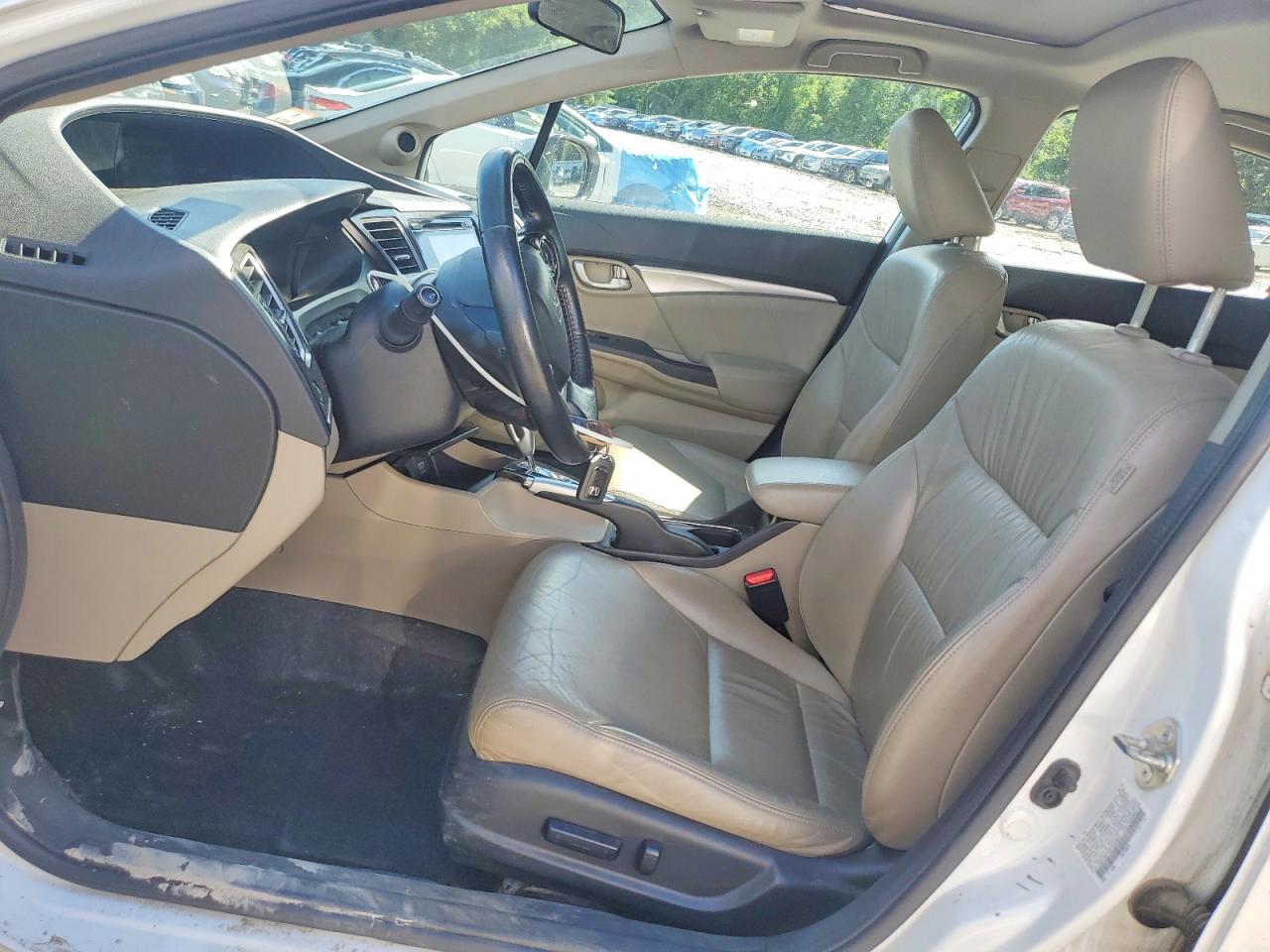 2015 Honda Civic Exl Белый vin: 19XFB2F95FE049622