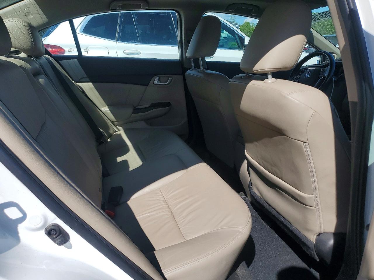 2015 Honda Civic Exl Белый vin: 19XFB2F95FE049622