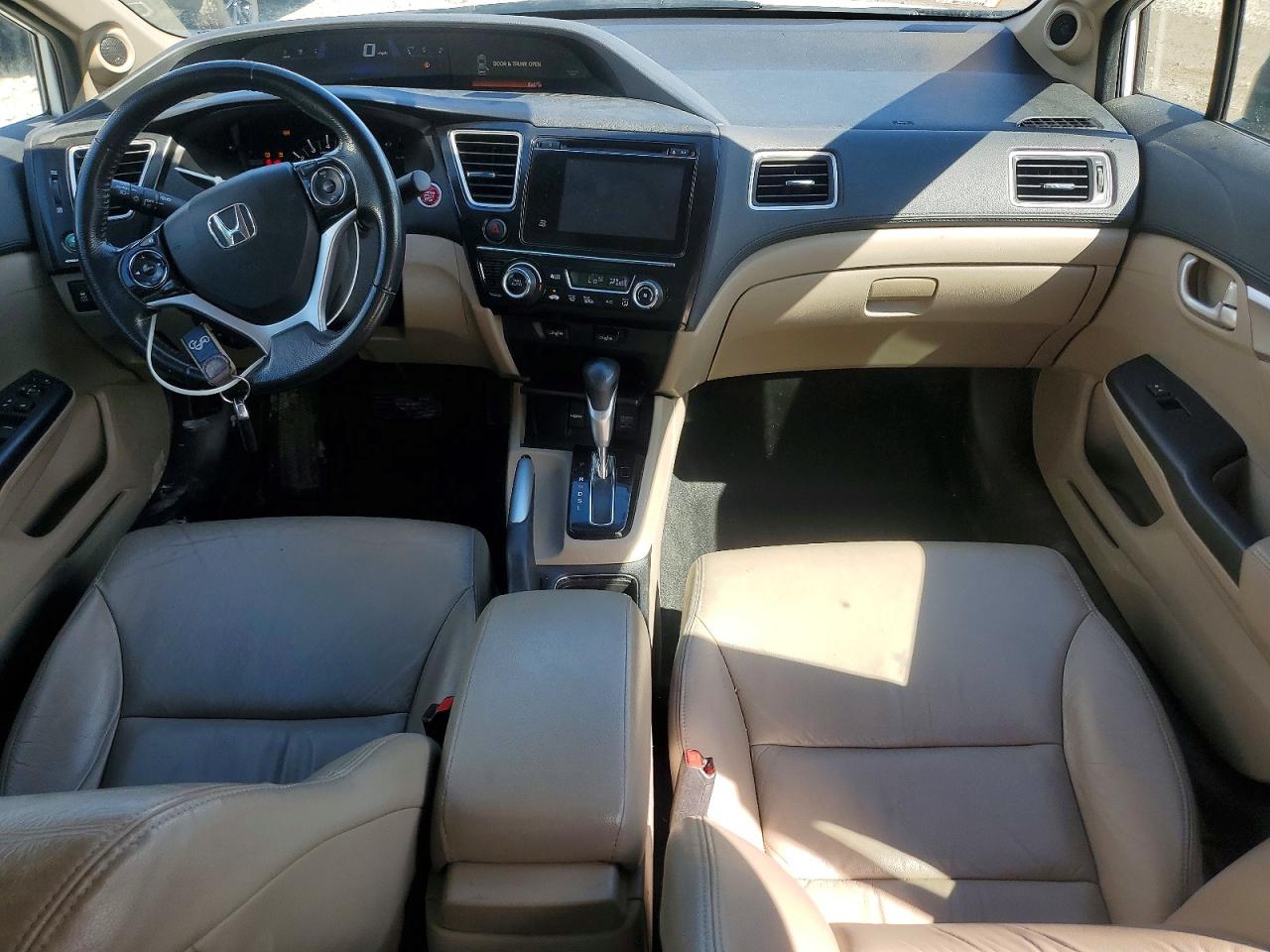2015 Honda Civic Exl Белый vin: 19XFB2F95FE049622