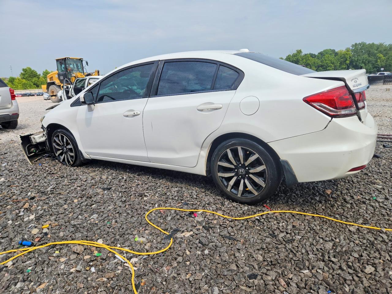2015 Honda Civic Exl Белый vin: 19XFB2F95FE049670