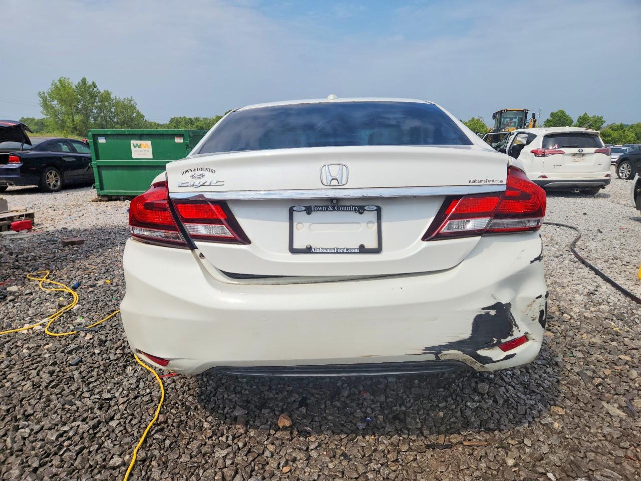 2015 Honda Civic Exl Белый vin: 19XFB2F95FE049670
