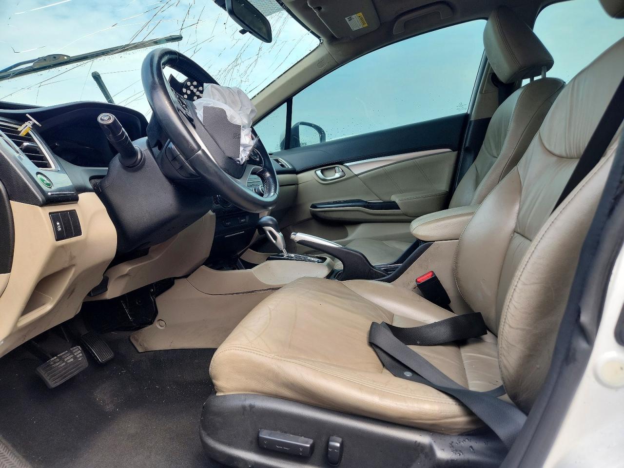 2015 Honda Civic Exl Белый vin: 19XFB2F95FE049670
