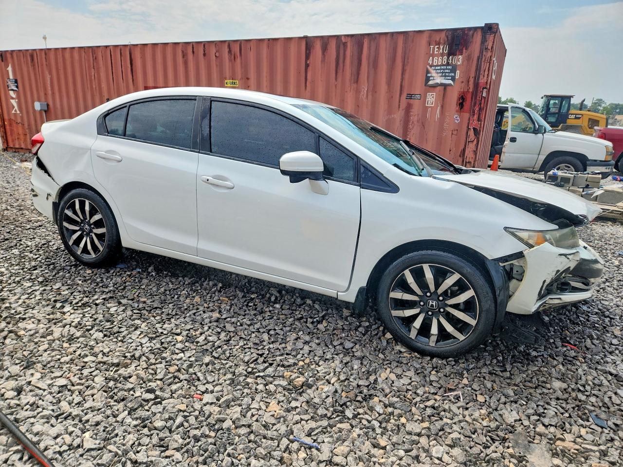 2015 Honda Civic Exl Белый vin: 19XFB2F95FE049670