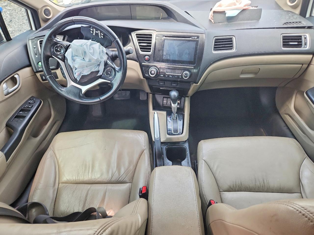 2015 Honda Civic Exl Белый vin: 19XFB2F95FE049670