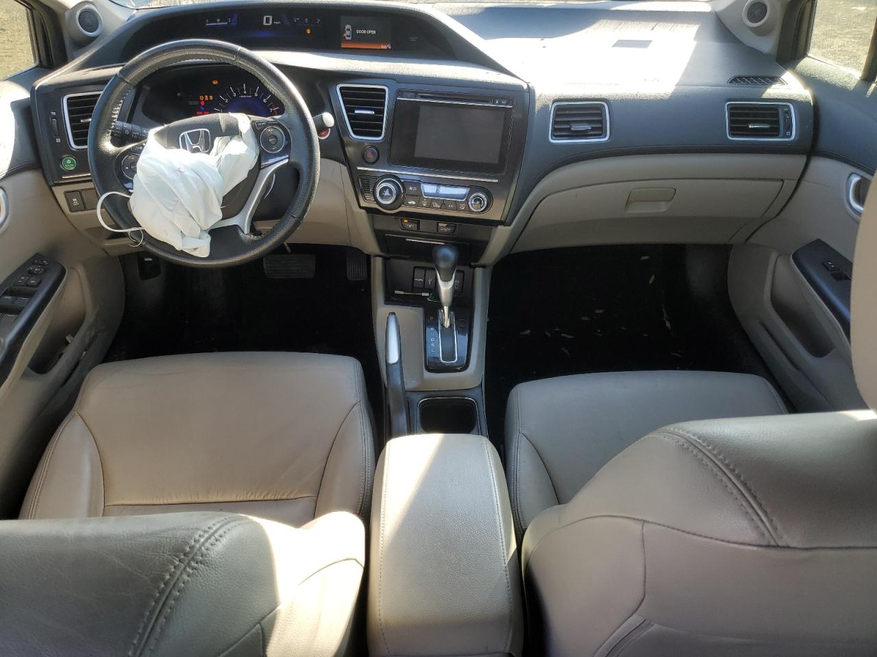2015 Honda Civic Exl Gray vin: 19XFB2F95FE061902