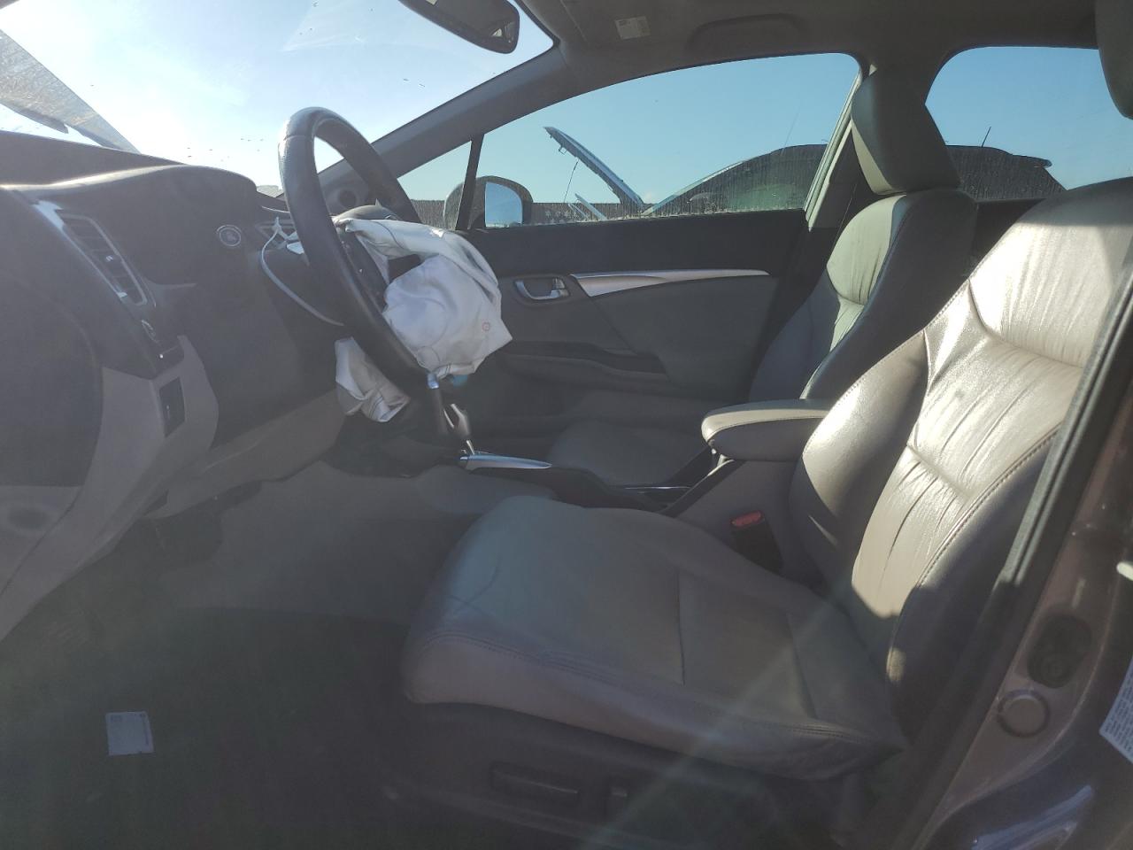 2015 Honda Civic Exl Gray vin: 19XFB2F95FE061902