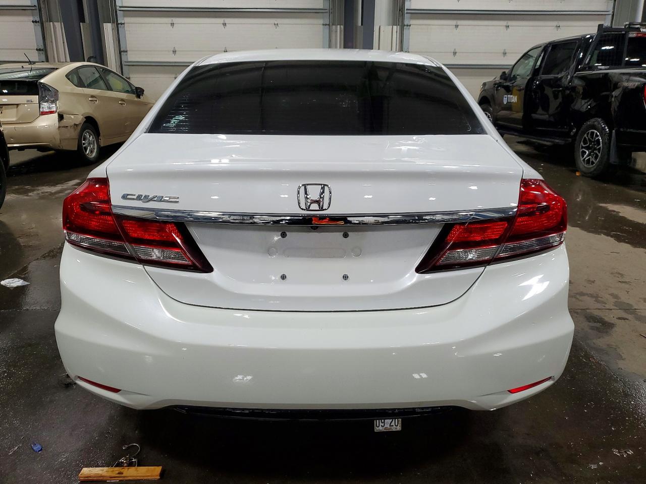 2015 Honda Civic Exl Белый vin: 19XFB2F95FE075511