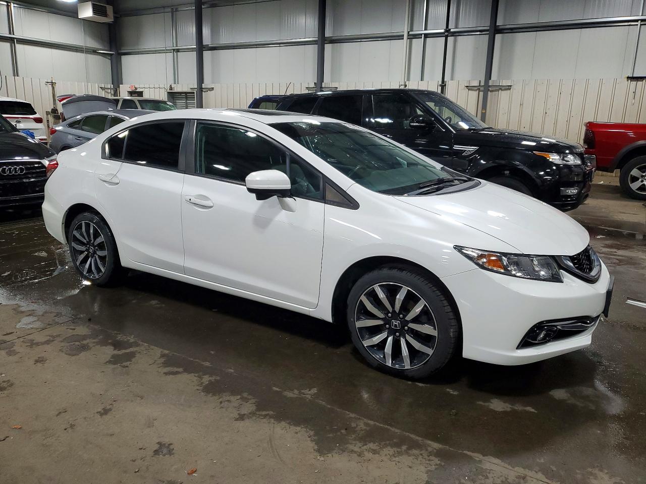 2015 Honda Civic Exl Белый vin: 19XFB2F95FE075511