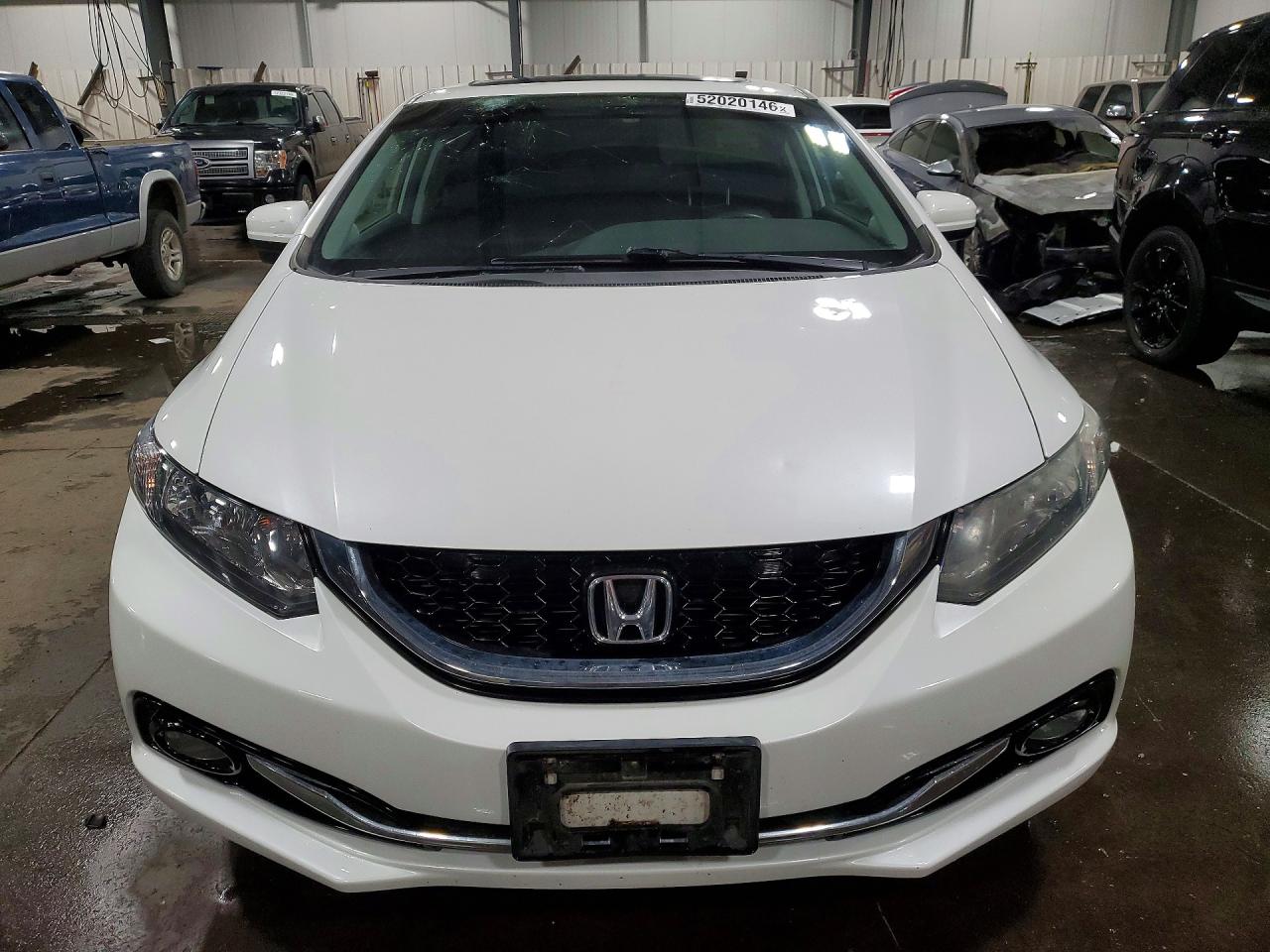 2015 Honda Civic Exl Белый vin: 19XFB2F95FE075511