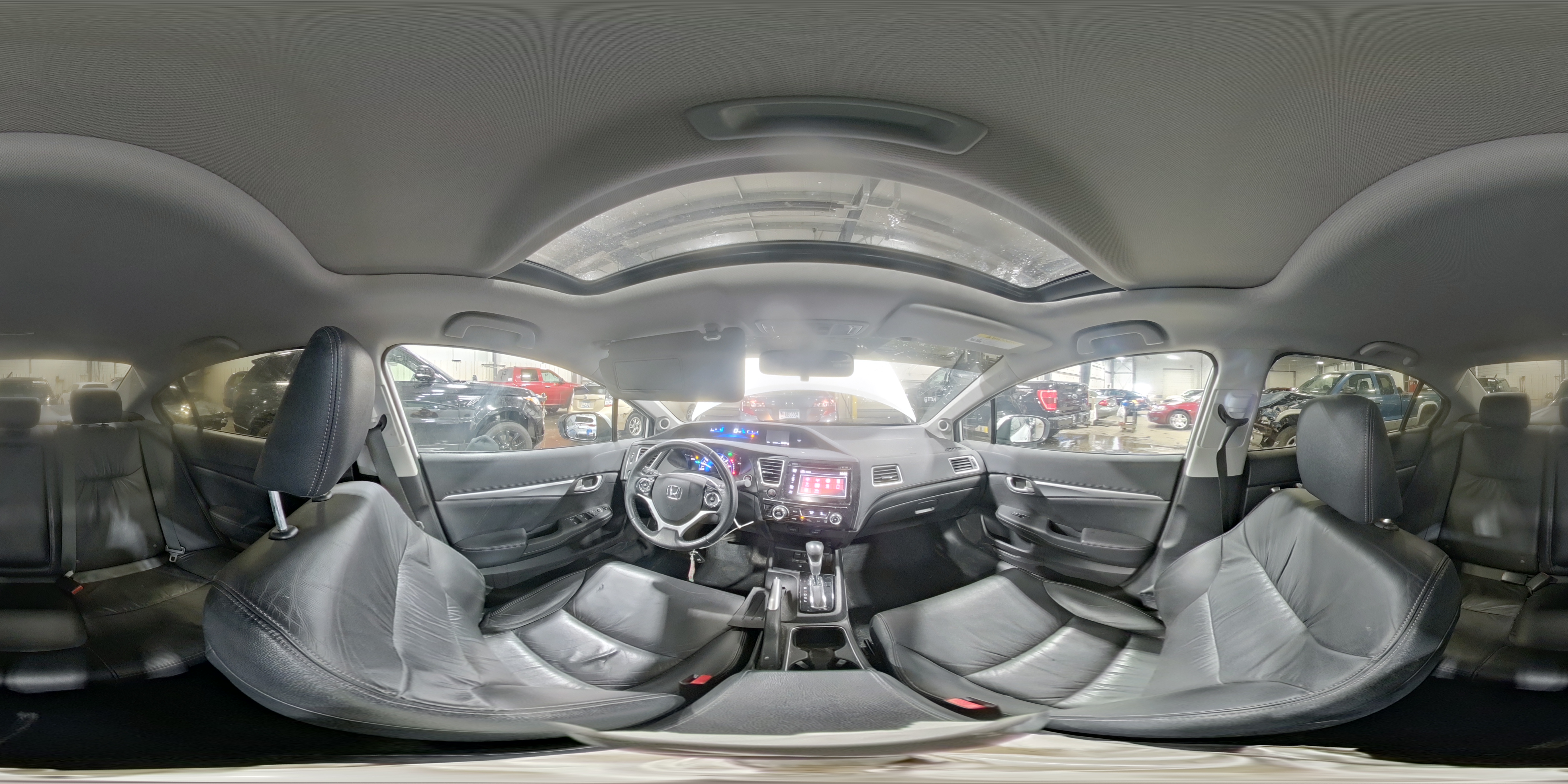 2015 Honda Civic Exl Белый vin: 19XFB2F95FE075511