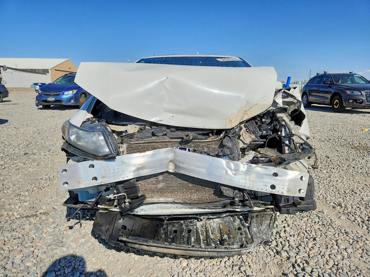 2015 Honda Civic Exl White vin: 19XFB2F95FE085309