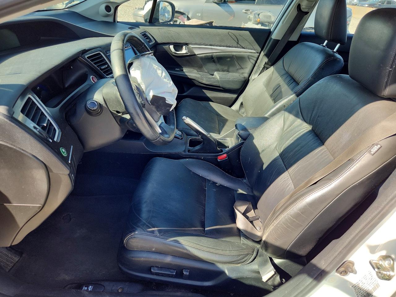 2015 Honda Civic Exl White vin: 19XFB2F95FE085309