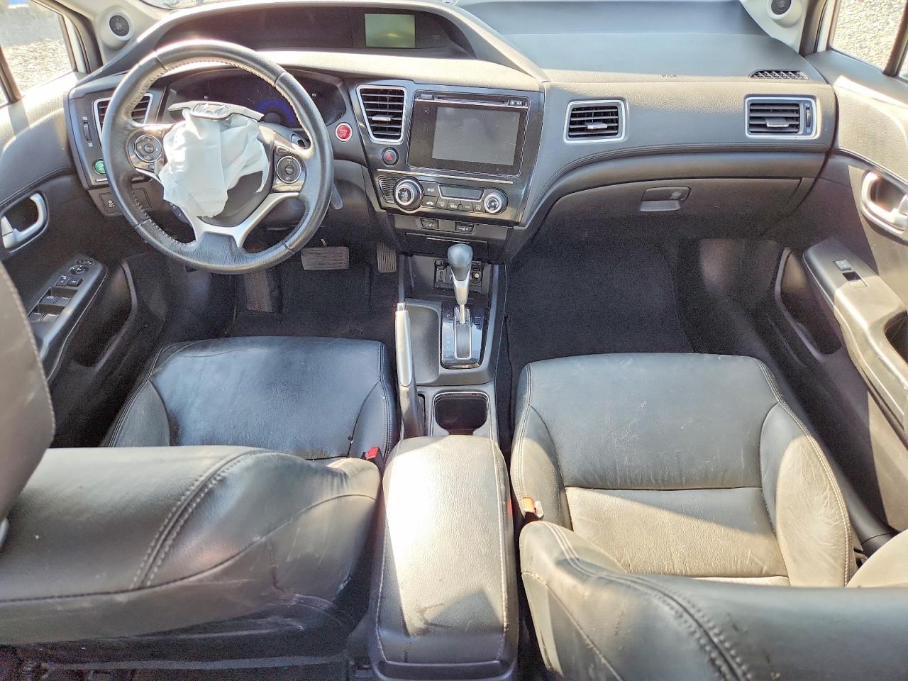 2015 Honda Civic Exl White vin: 19XFB2F95FE085309