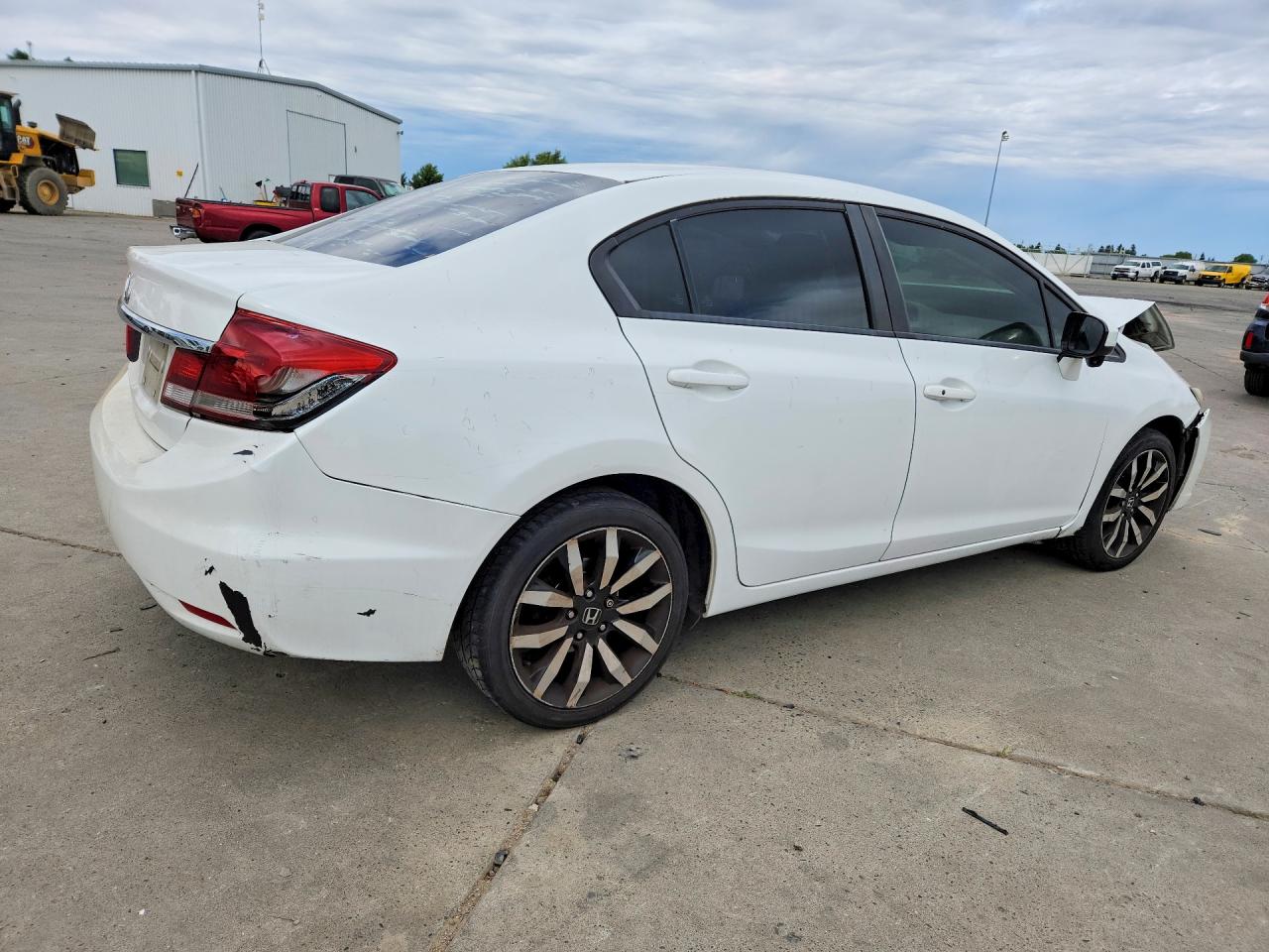 2015 Honda Civic Exl Белый vin: 19XFB2F95FE232390