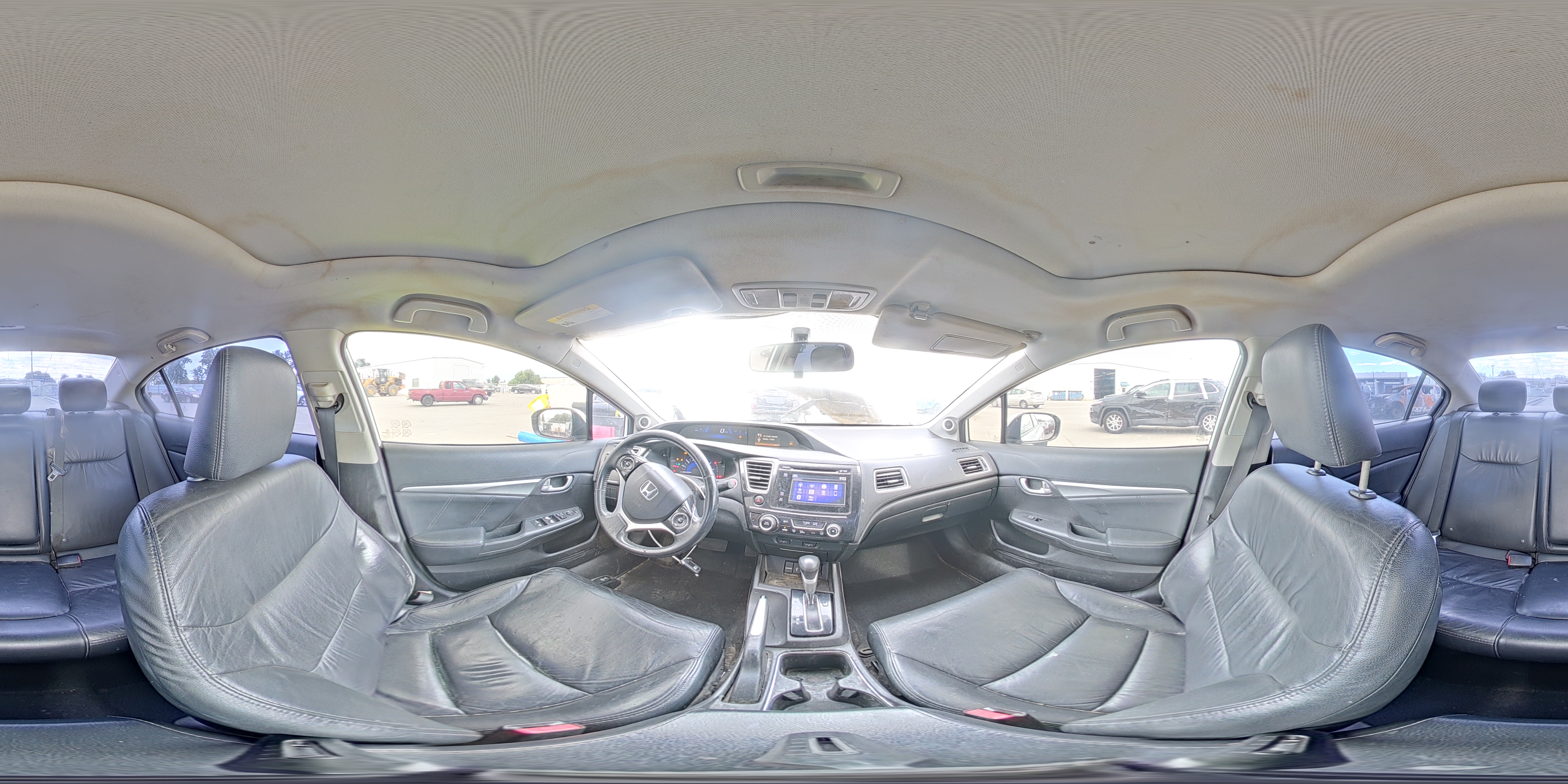 2015 Honda Civic Exl Белый vin: 19XFB2F95FE232390
