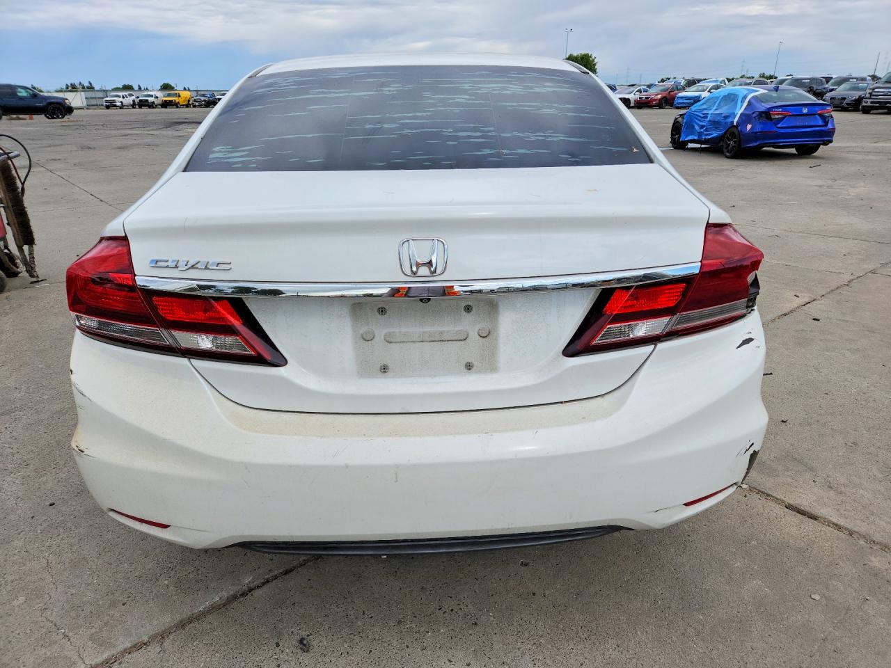 2015 Honda Civic Exl Белый vin: 19XFB2F95FE232390