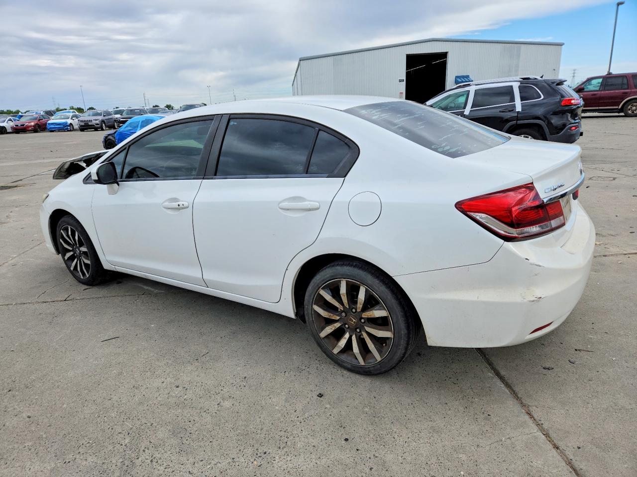 2015 Honda Civic Exl Белый vin: 19XFB2F95FE232390