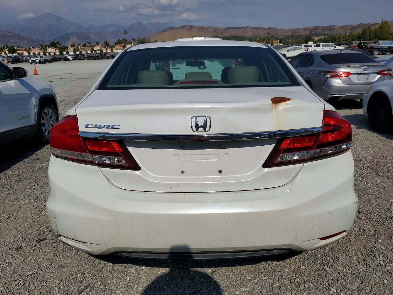 2015 Honda Civic Exl Белый vin: 19XFB2F95FE244667