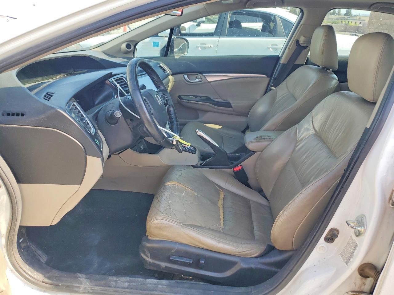 2015 Honda Civic Exl Белый vin: 19XFB2F95FE244667