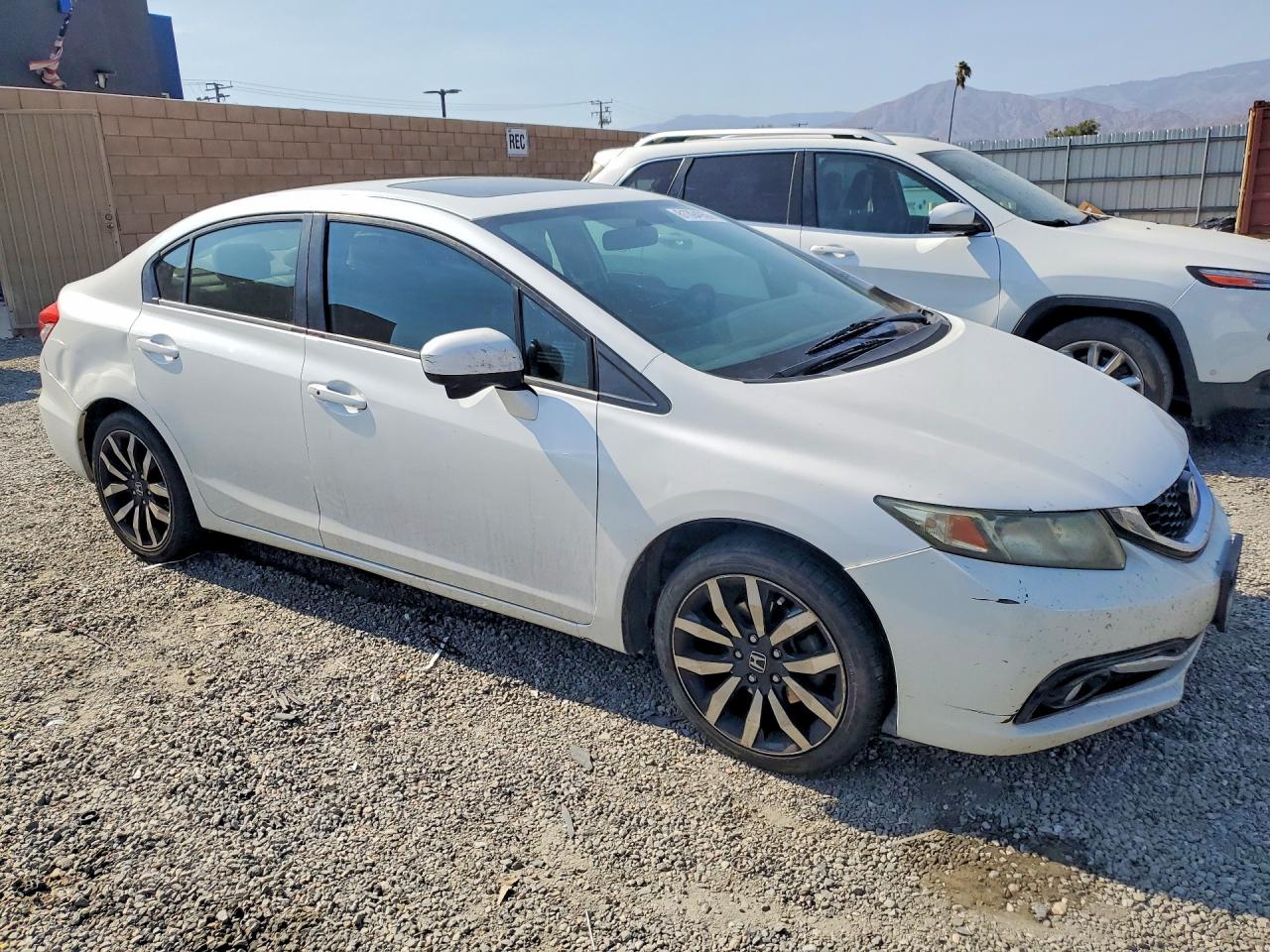 2015 Honda Civic Exl Белый vin: 19XFB2F95FE244667