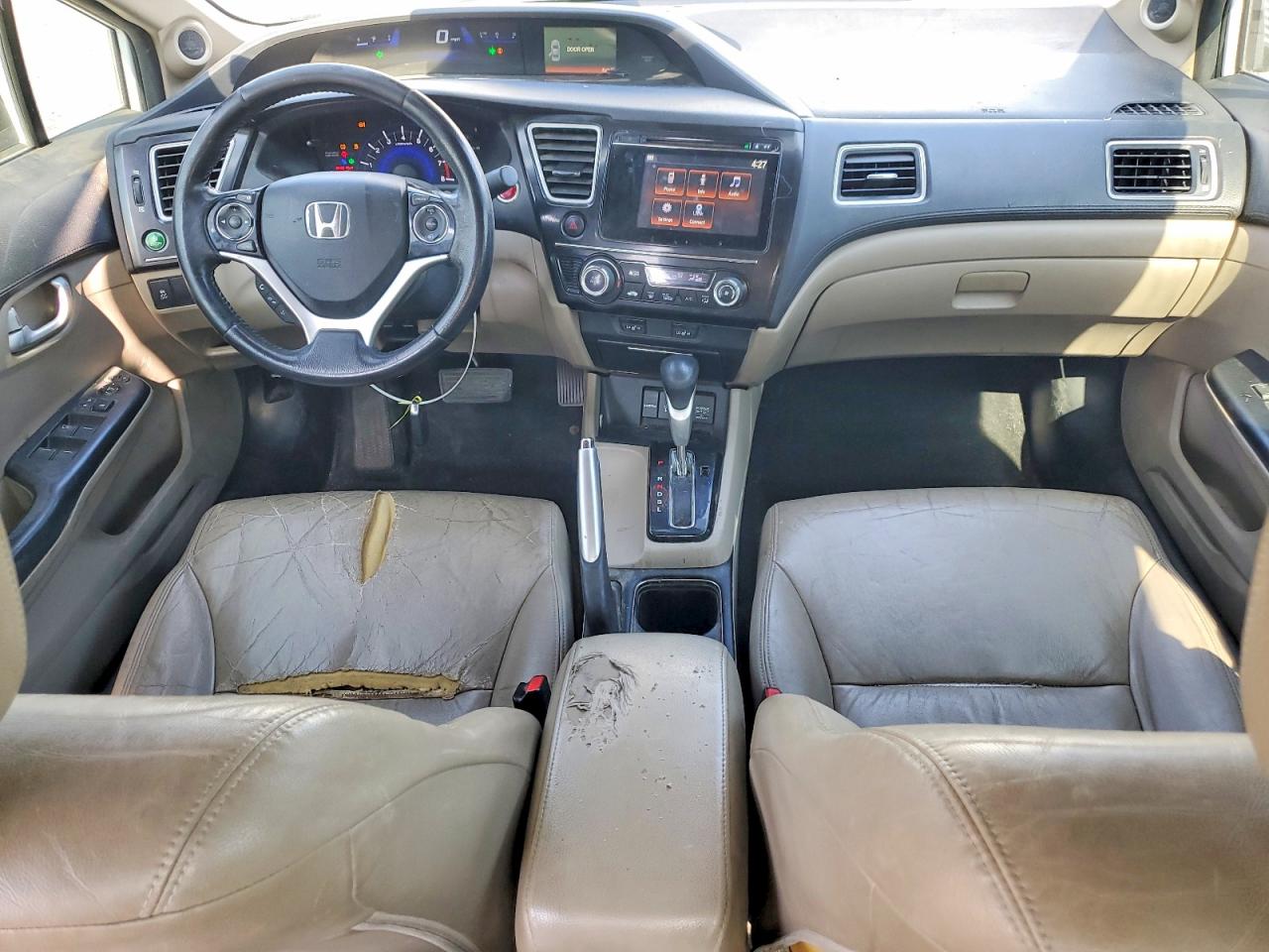 2015 Honda Civic Exl Белый vin: 19XFB2F95FE244667