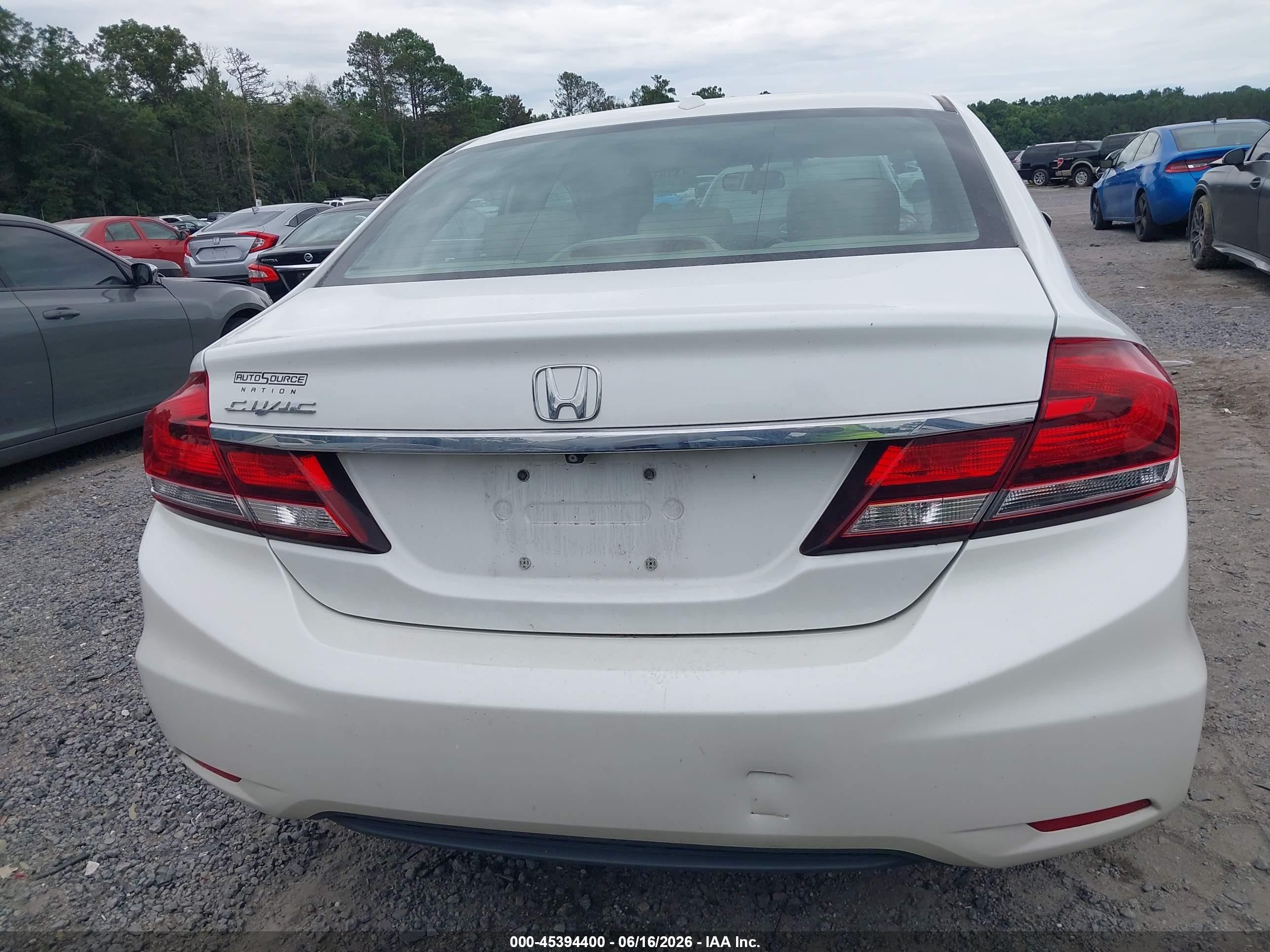 2015 Honda Civic Ex-l White vin: 19XFB2F95FE287437