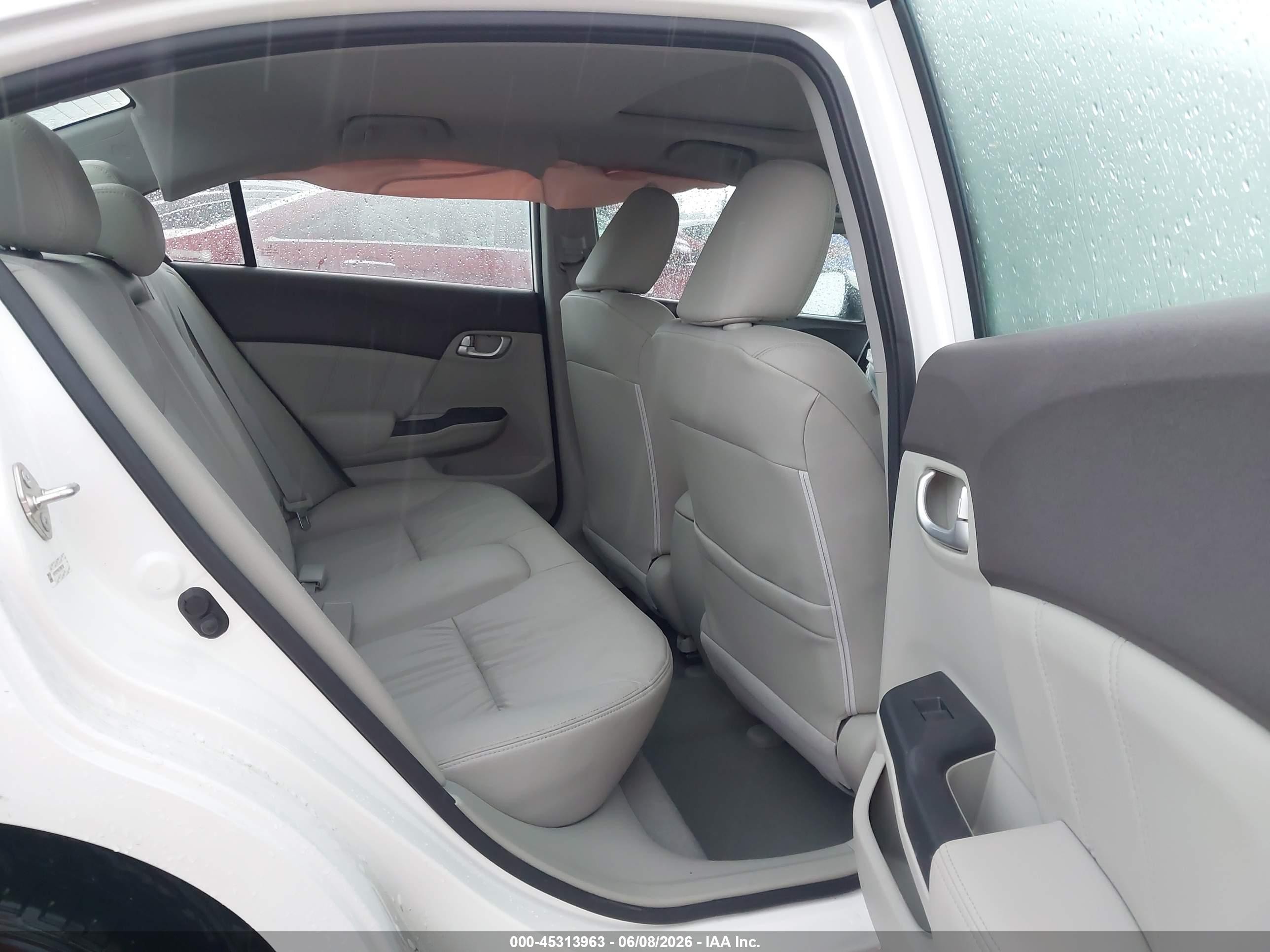 2012 Honda Civic Ex-l White vin: 19XFB2F96CE006760