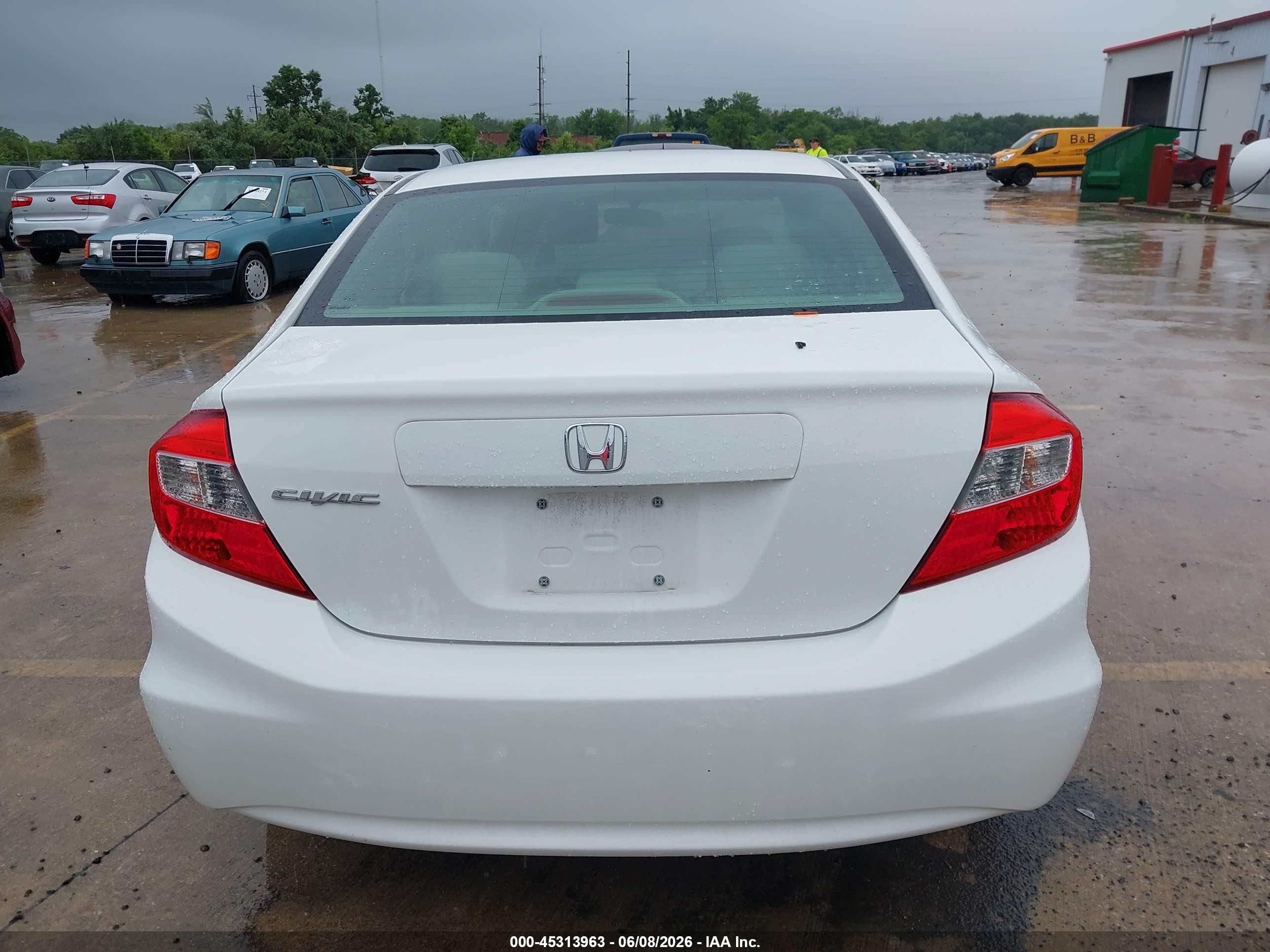 2012 Honda Civic Ex-l White vin: 19XFB2F96CE006760