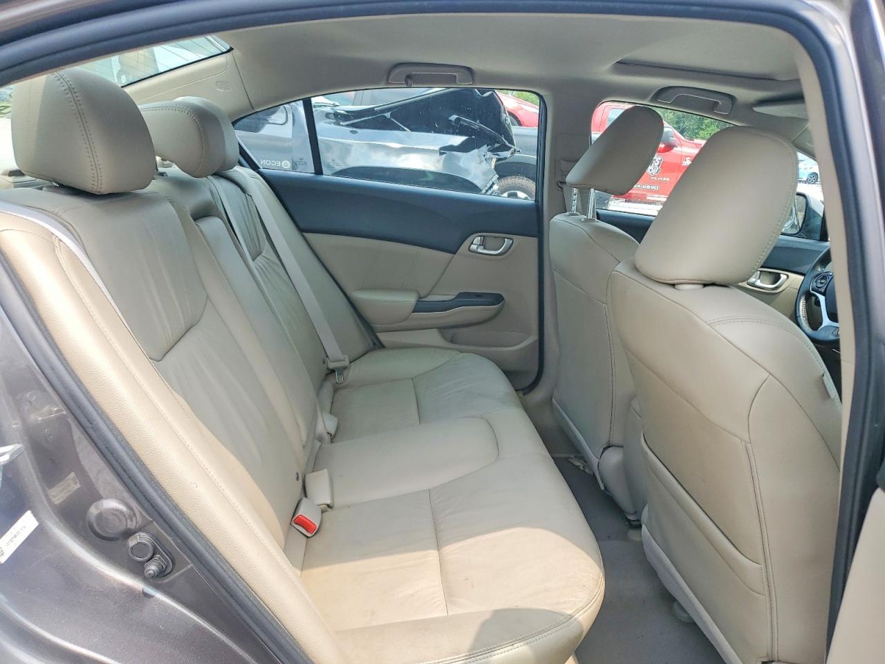 2012 Honda Civic Exl Brown vin: 19XFB2F96CE018164