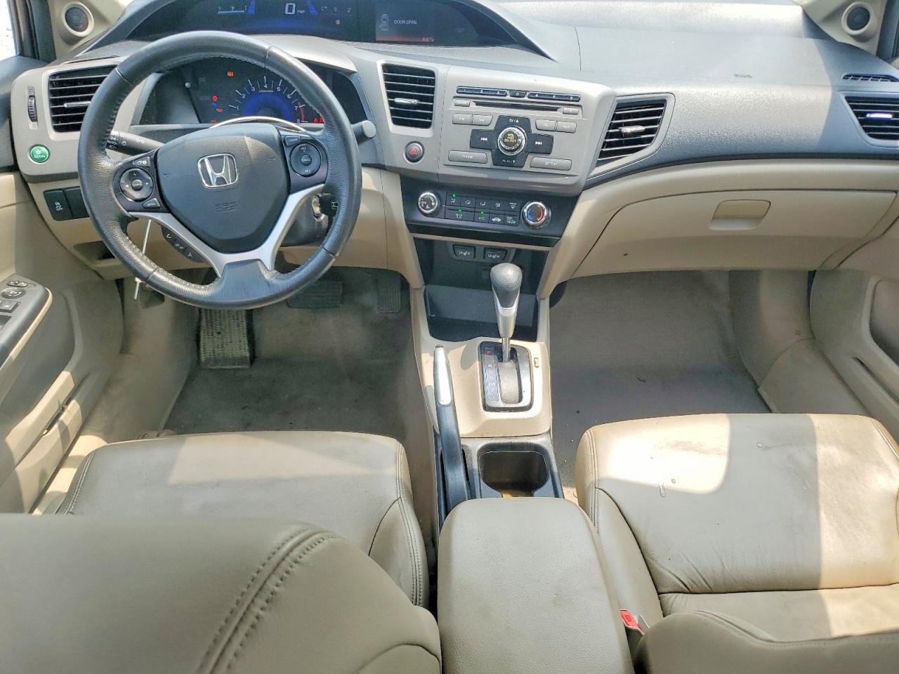 2012 Honda Civic Exl Brown vin: 19XFB2F96CE018164