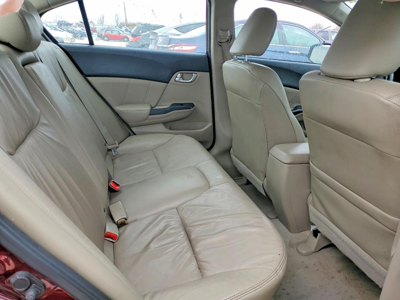2012 Honda Civic Exl Бордовый vin: 19XFB2F96CE030590