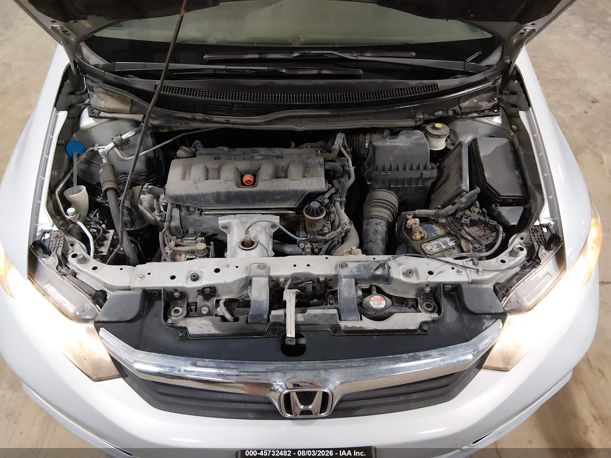 2012 Honda Civic Ex-l Light Blue vin: 19XFB2F96CE045946