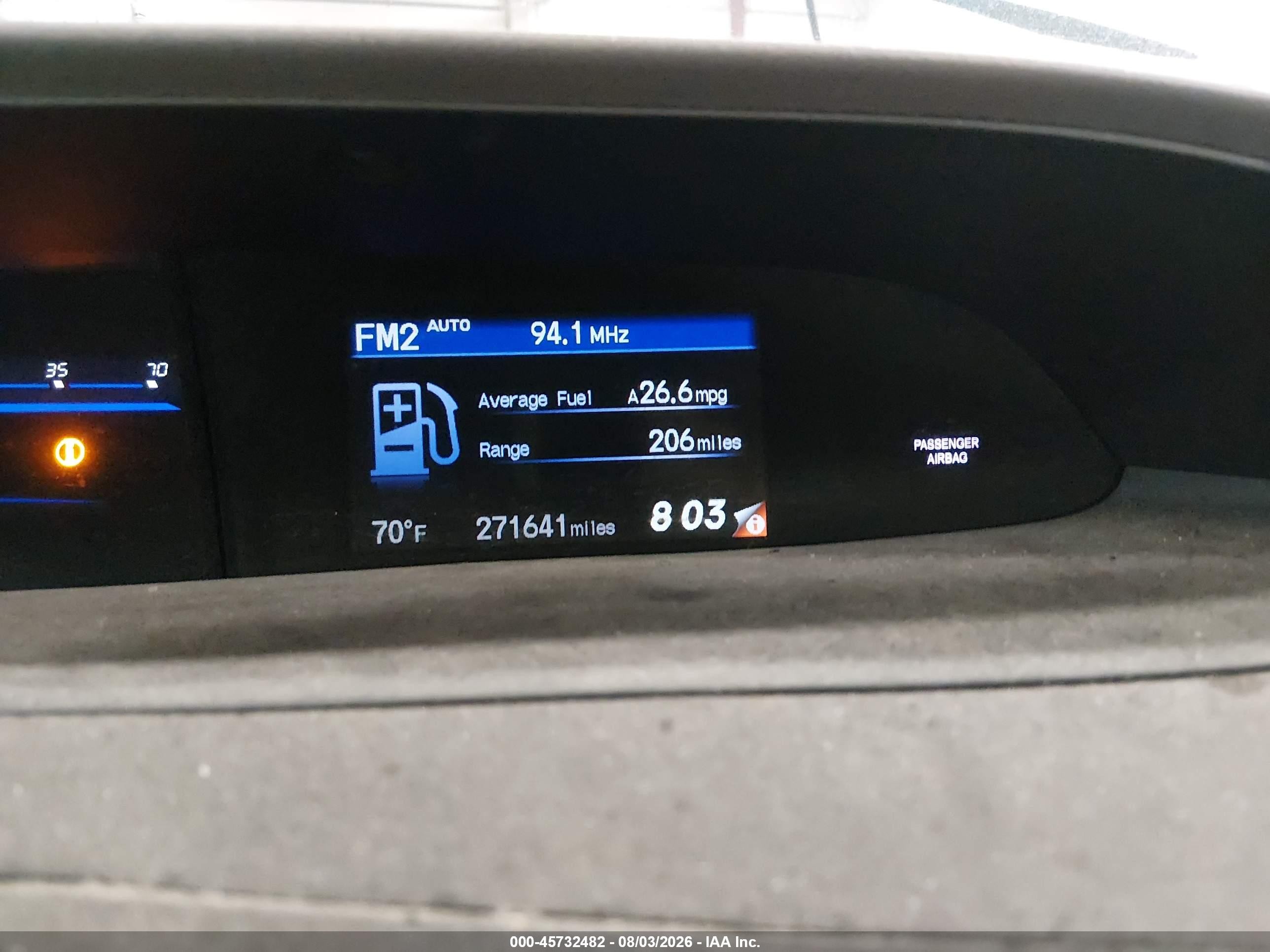 2012 Honda Civic Ex-l Light Blue vin: 19XFB2F96CE045946
