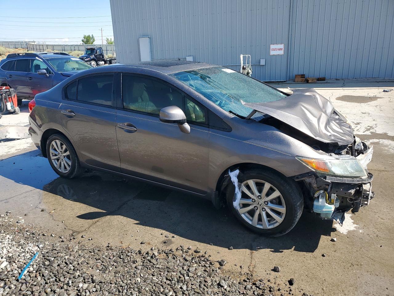 2012 Honda Civic Exl Gold vin: 19XFB2F96CE329061