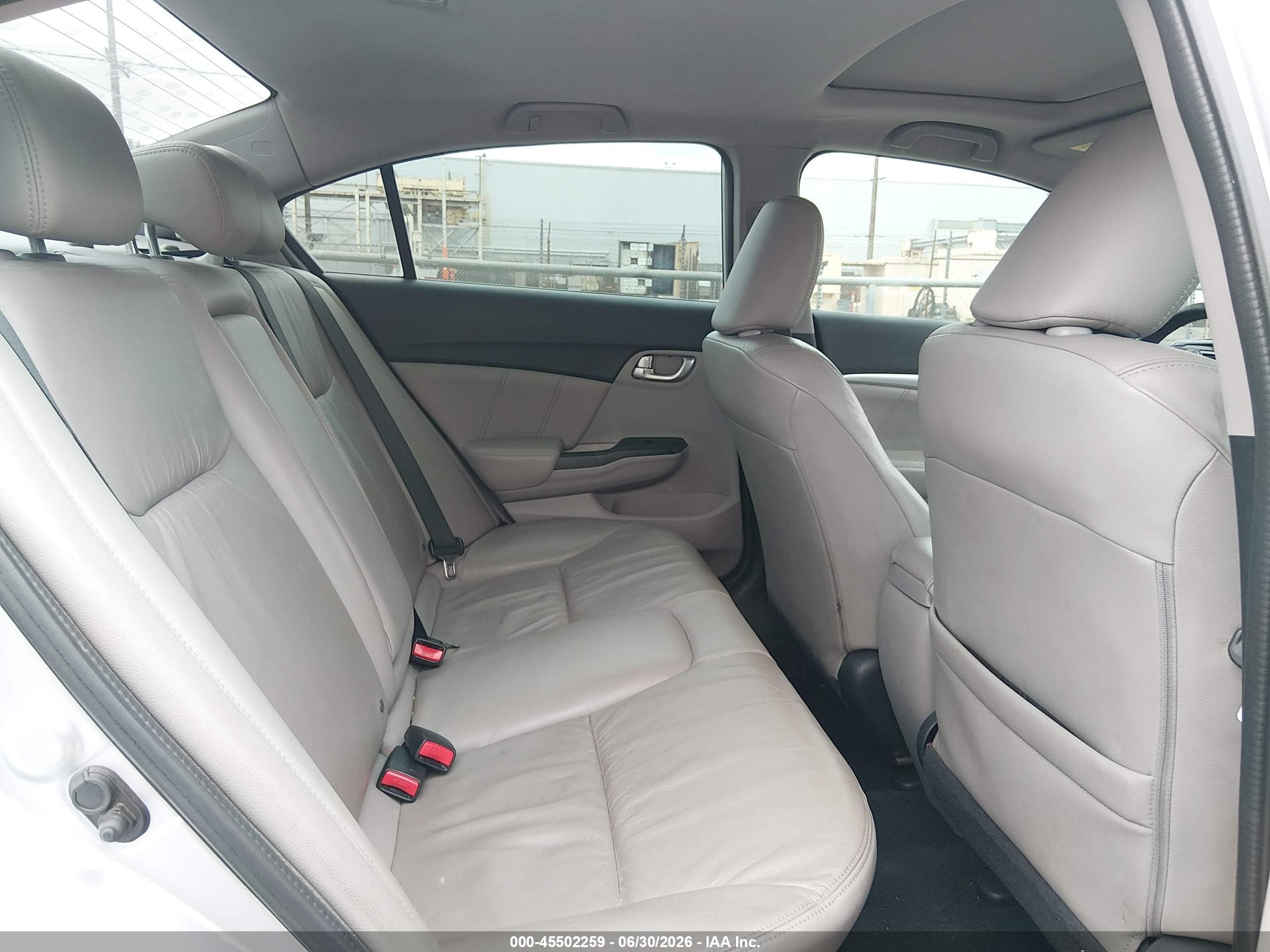 2013 Honda Civic Ex-l Silver vin: 19XFB2F96DE012544