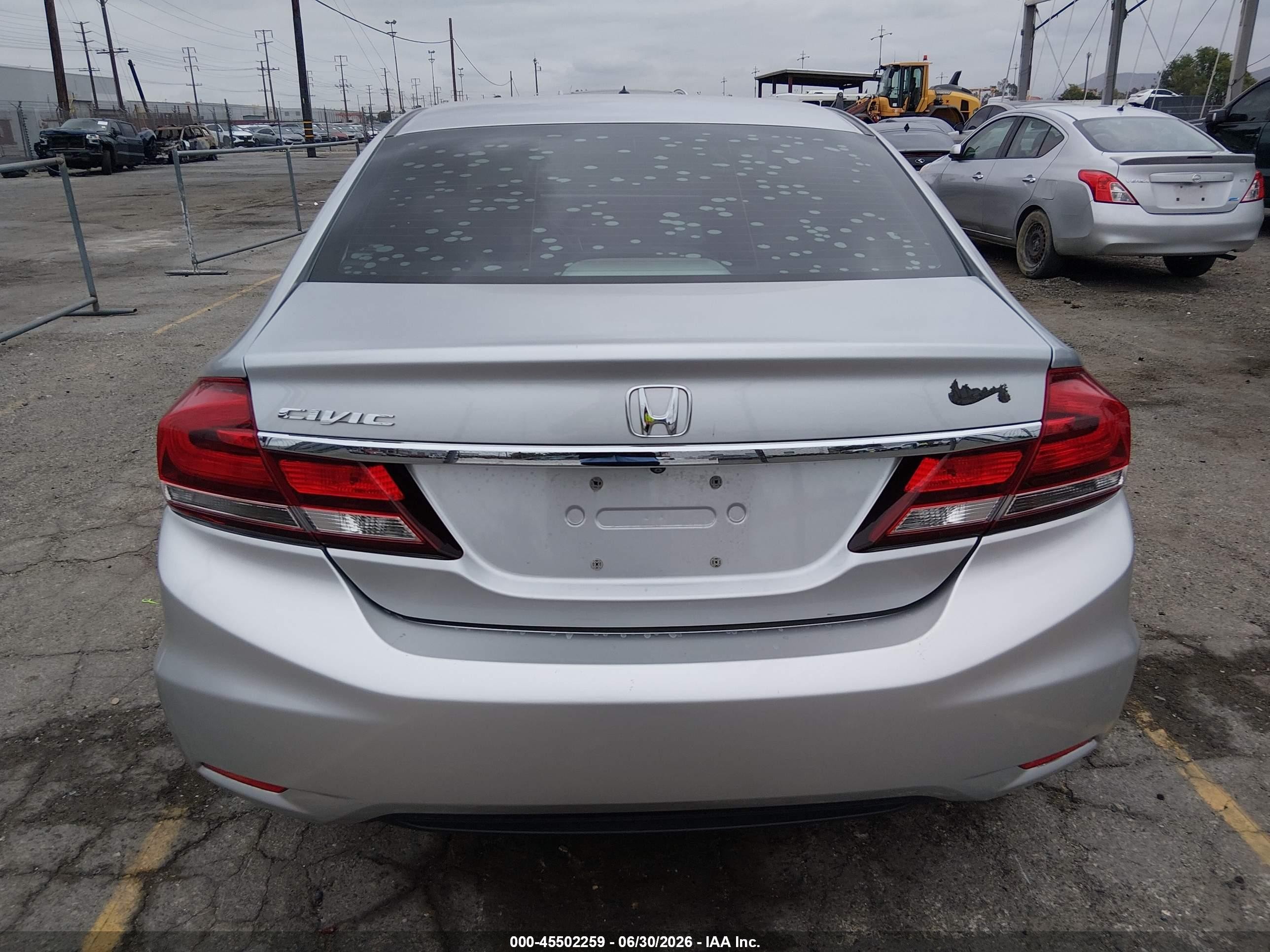 2013 Honda Civic Ex-l Silver vin: 19XFB2F96DE012544