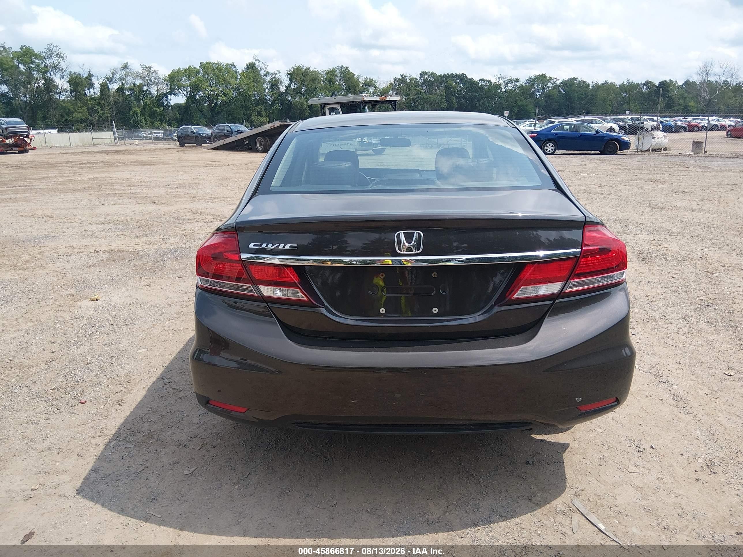 2013 Honda Civic Ex-l Black vin: 19XFB2F96DE020420
