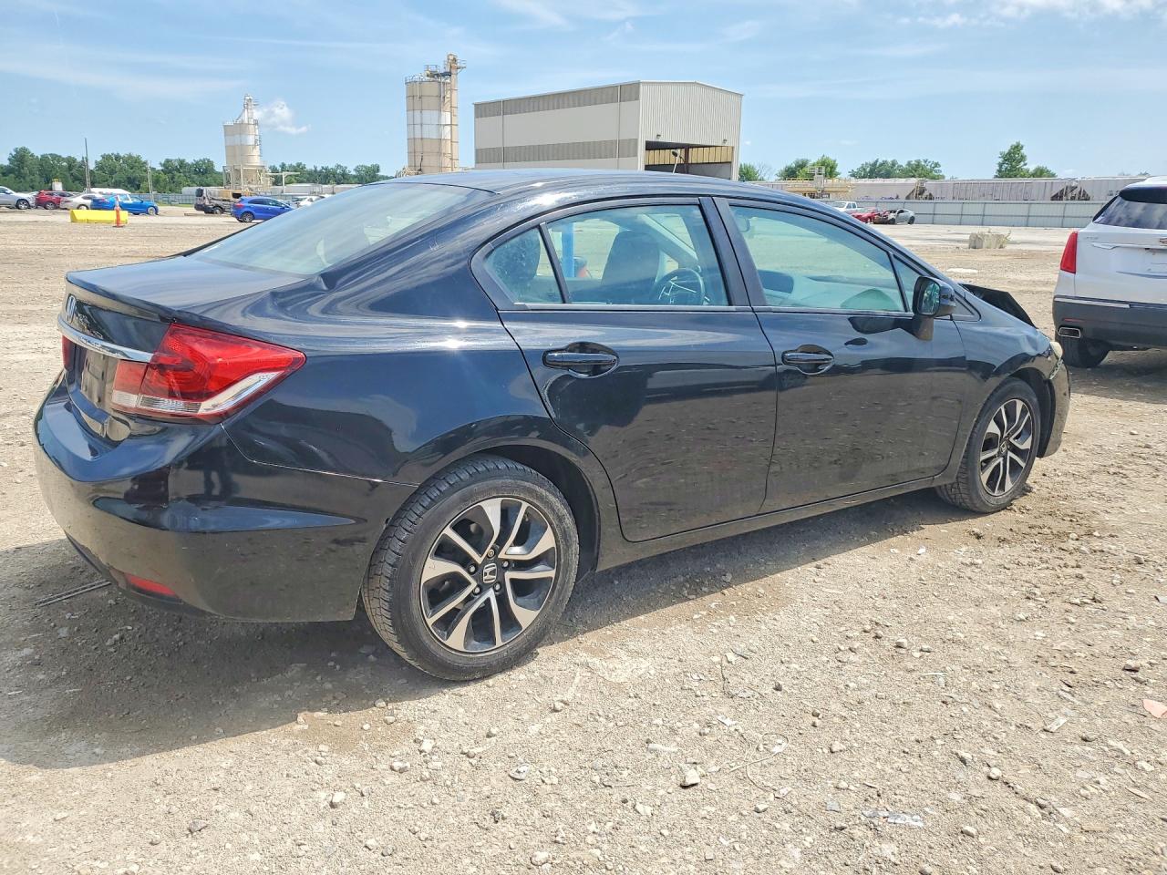2013 Honda Civic Exl Black vin: 19XFB2F96DE032857