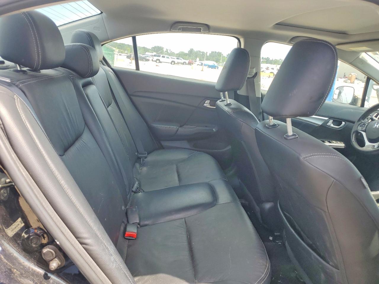 2013 Honda Civic Exl Black vin: 19XFB2F96DE032857
