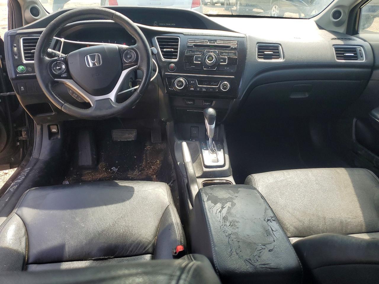 2013 Honda Civic Exl Black vin: 19XFB2F96DE032857
