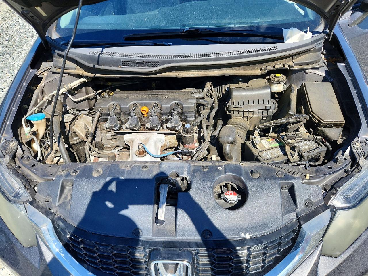 2013 Honda Civic Exl Gray vin: 19XFB2F96DE050016