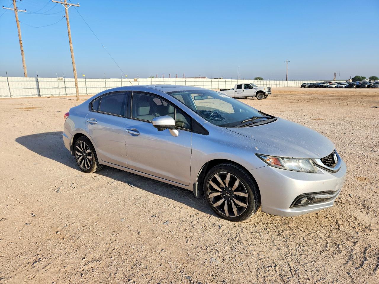 2014 Honda Civic Exl Silver vin: 19XFB2F96EE027577