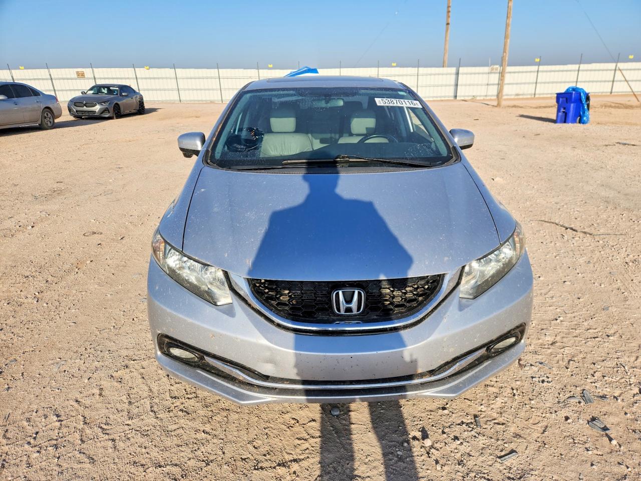 2014 Honda Civic Exl Silver vin: 19XFB2F96EE027577