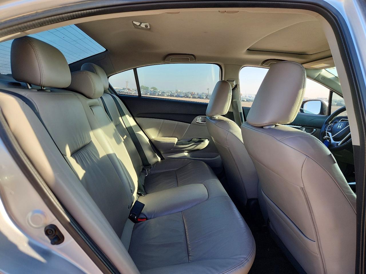 2014 Honda Civic Exl Silver vin: 19XFB2F96EE027577