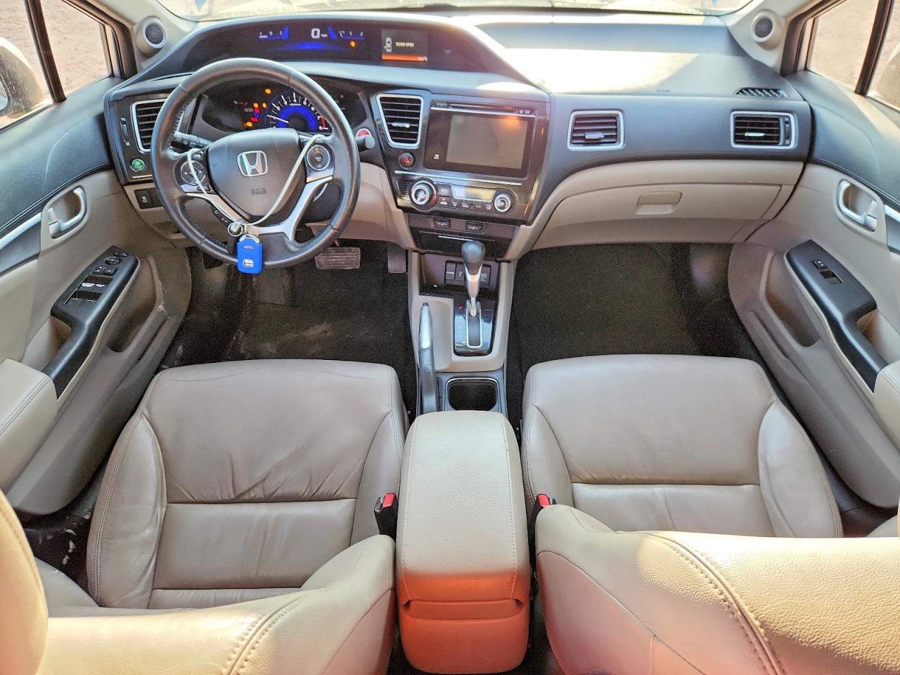2014 Honda Civic Exl Silver vin: 19XFB2F96EE027577